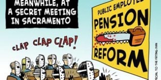 Powerful people behind pension grab