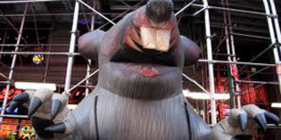 Judge says inflatable rat has 1st Amendment rights