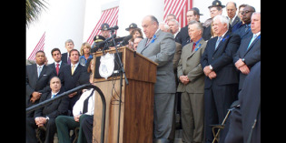 Politicos Walk While Police and Citizens Suffer