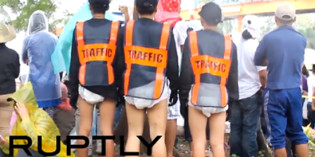 VIDEO: Cops Forced to Wear Diapers for Pope’s Visit