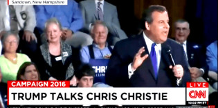 Christie Picks Campaign Over Cop